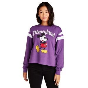 Disneyland Mickey Mouse Purple Ladies' Sweatshirt
